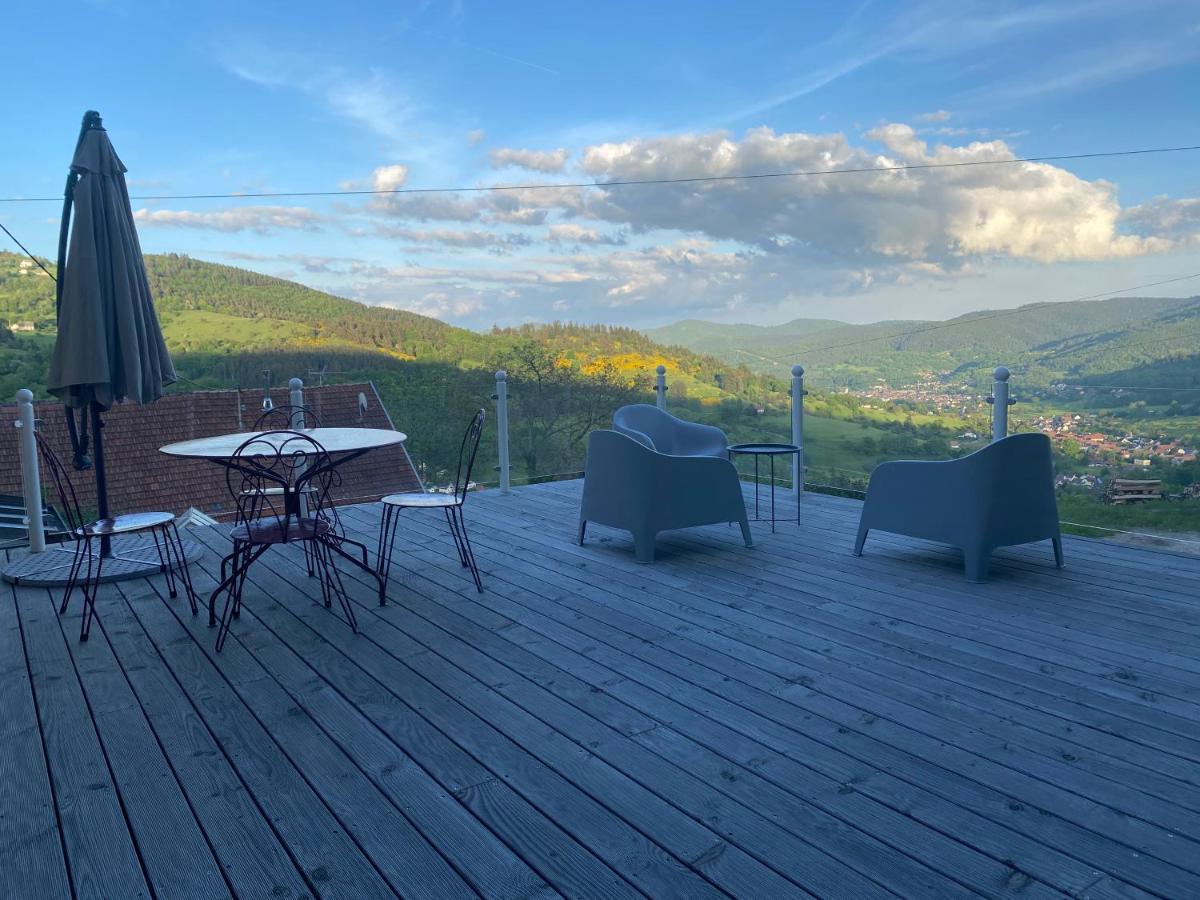 Au Nid Des Pies Appartement Soultzeren Buitenkant foto
